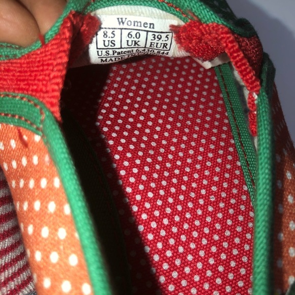 Keds Christmas tree elf slip on sneakers shoes size 8.5 Xmas holiday - Picture 5 of 5